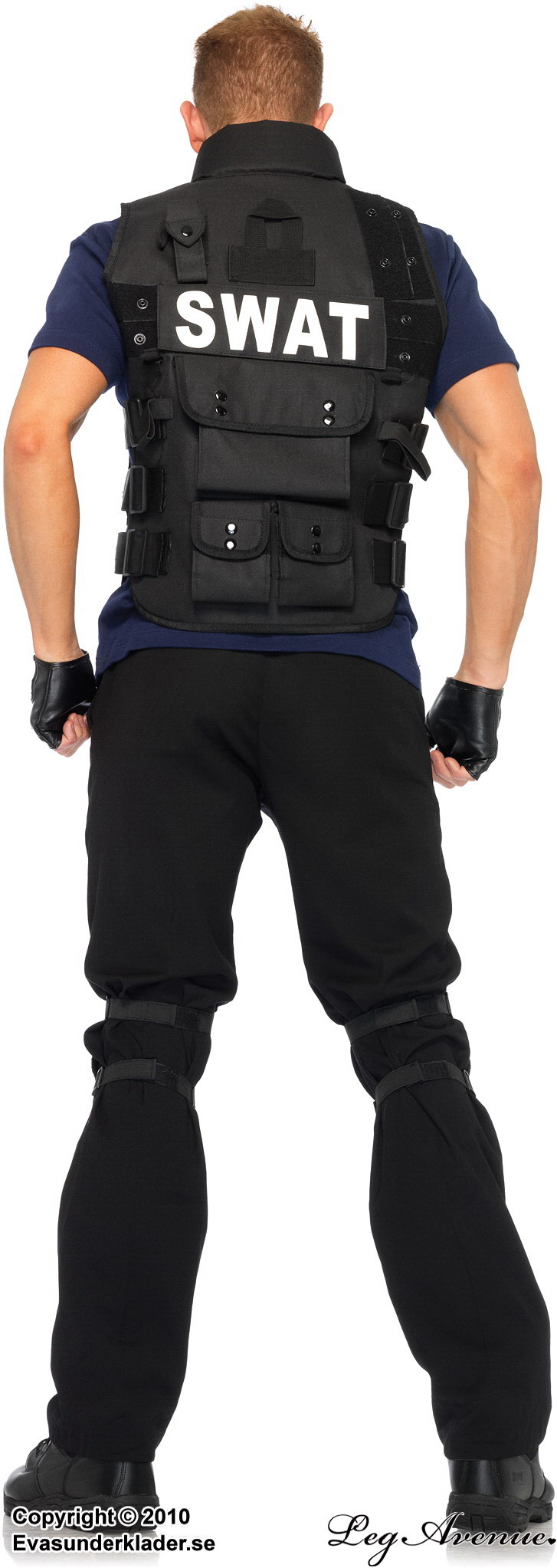 SWAT officer, costume vest, matching accessories
